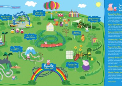 Attraction Map Peppa Pig Theme Park Florida