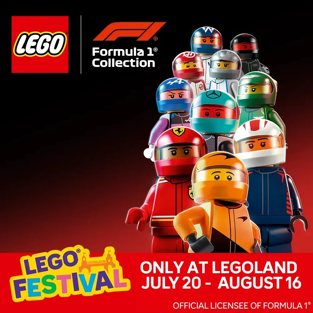 LEGO F1 Joins LEGO Festival 2026 at LEGOLAND Florida 1 F1 Thrill Zone LEGOLAND Florida