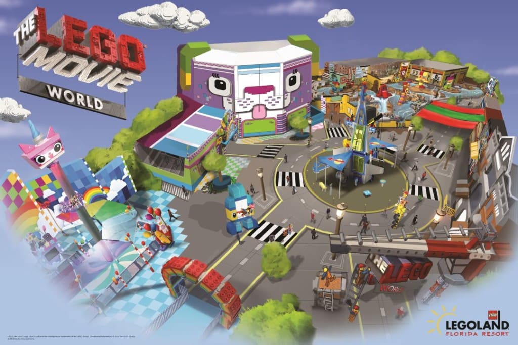 LEGOLAND Florida Resort Reveals Three New Ride Experiences to Debut in THE LEGO MOVIE WORLD