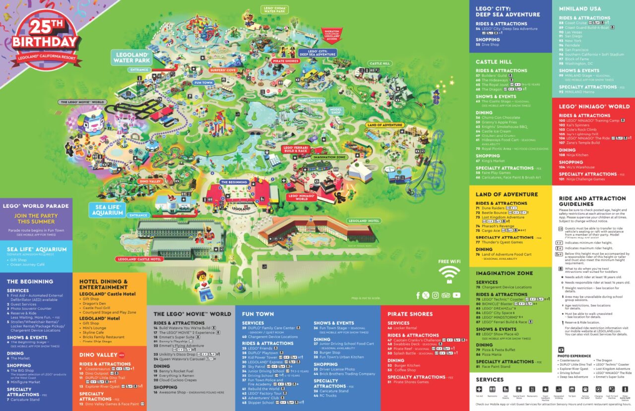LEGOLAND Florida Map 2026: Free PDF Download Inside 🗺️ 3 LEGOLAND California Park Map