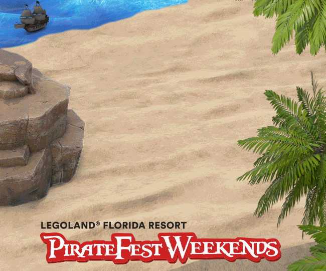 LEGOLAND Florida Animated Minifigure Pirate