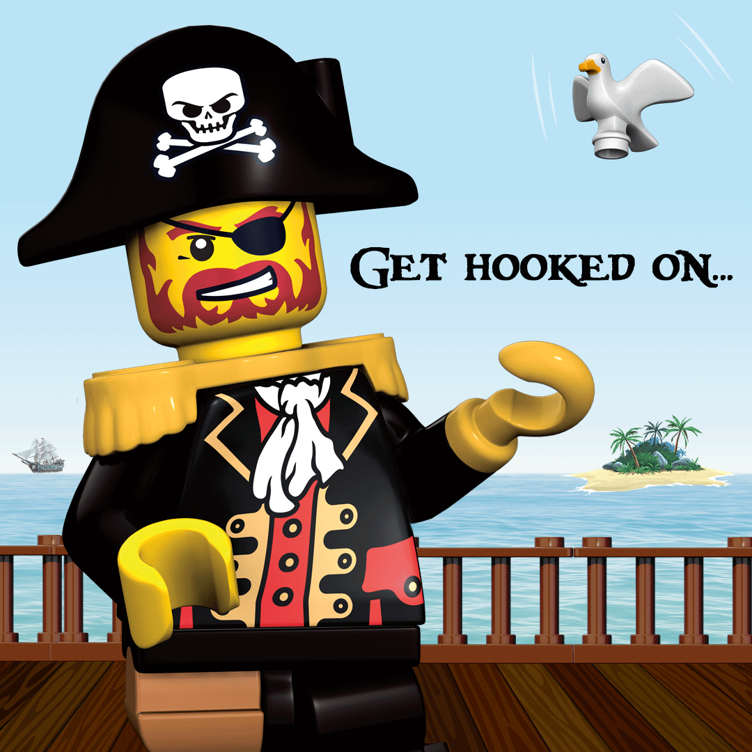 LEGOLAND Florida Animated Minifigure Pirate - PirateFest Weekend