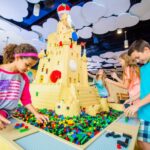 LEGOLAND Florida: Kids playing with LEGOs in a toy store.