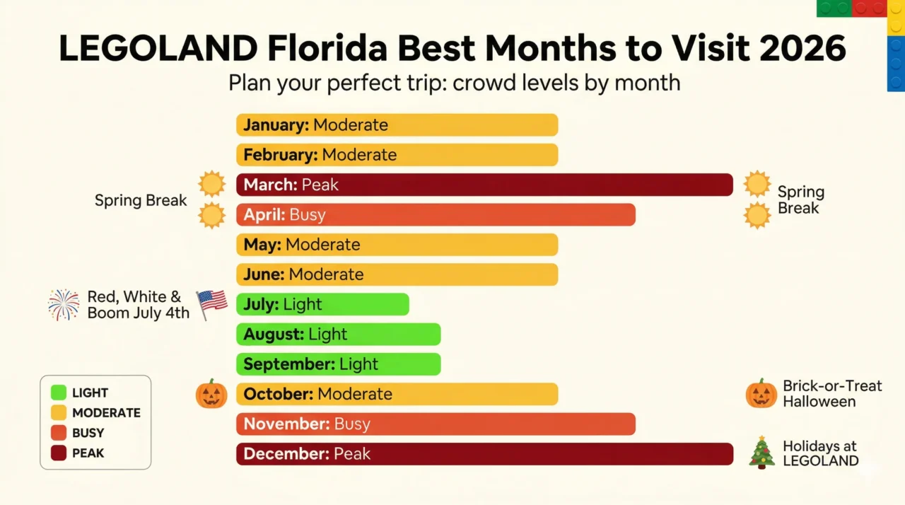 LEGOLAND Florida Crowd Calendar 2026: The Only Guide You Need 5 LEGOLAND Florida Best Months to Visit 2026