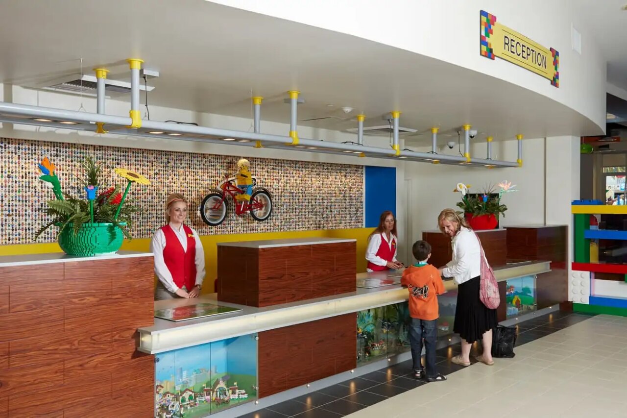 LEGOLAND Florida Hotel 2026: The Ultimate Family Stay Guide 2 LEGOLAND Florida Hotel lobby check-in area