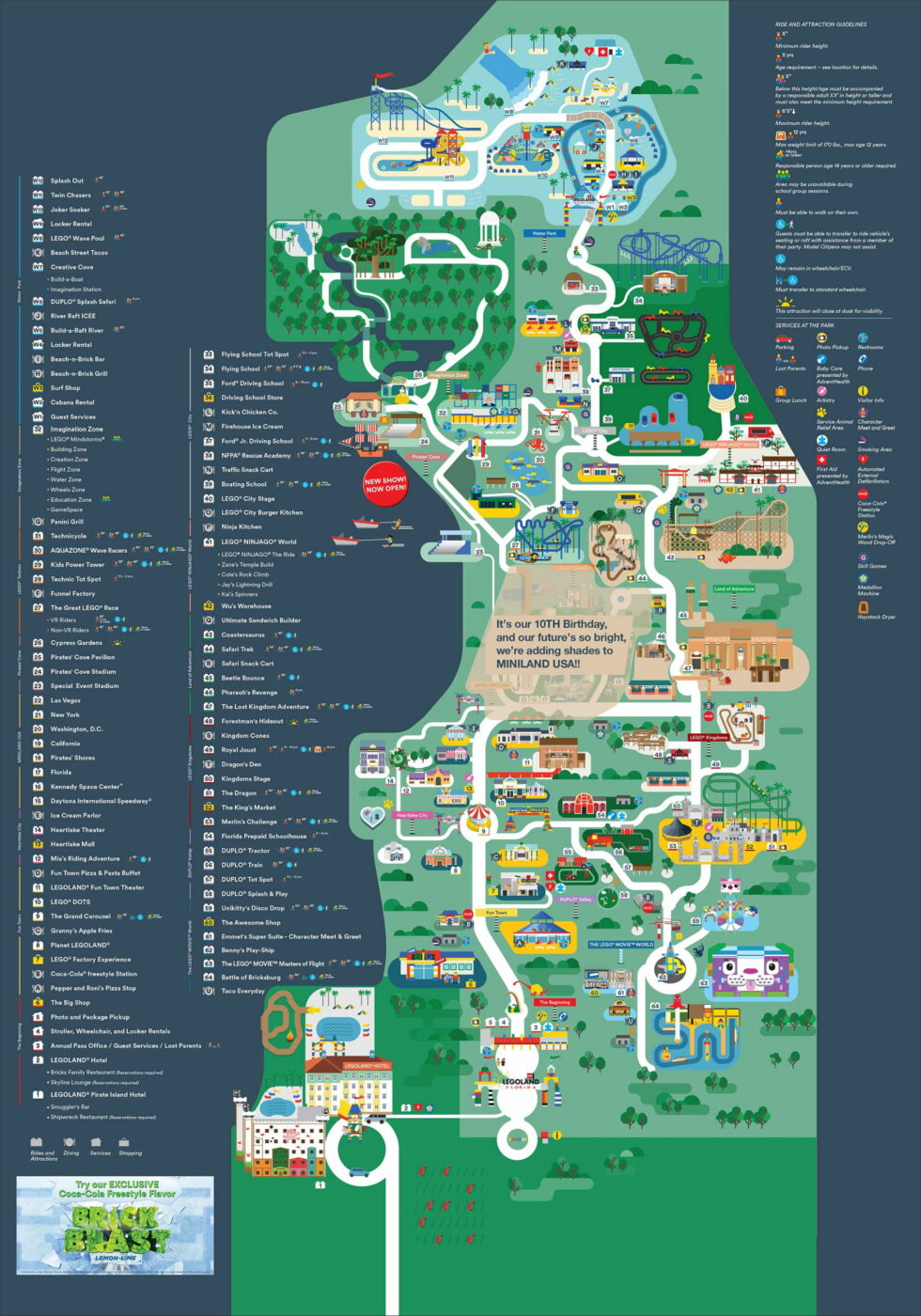 LEGOLAND Maps » LEGOLAND in Florida