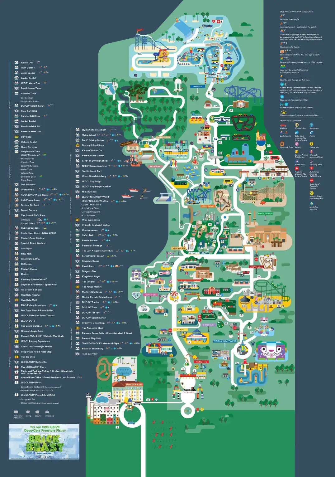 LEGOLAND Maps LEGOLAND In Florida