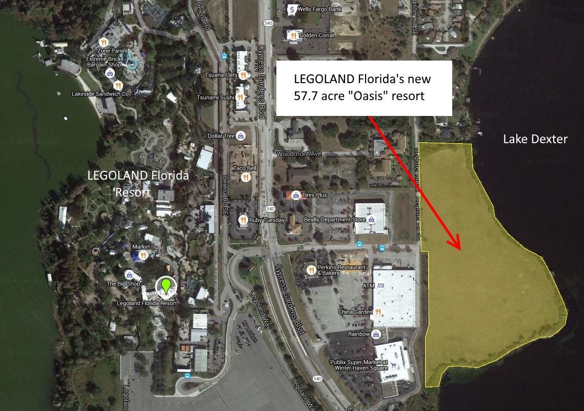 LEGOLAND Florida Project Oasis Location