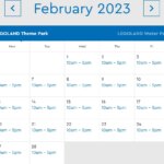 LEGOLAND Florida Resort February 2023 Park Hours