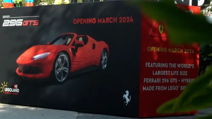 LEGOLAND Florida Resorts LEGO Ferrari Build  Race Experience Opening March 