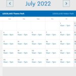 LEGOLAND Florida: Lego calendar july 2021- screenshot.