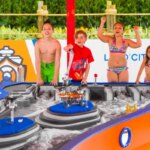 LEGOLAND Florida: A group of kids enjoying a water play area at LEGOLAND Florida.