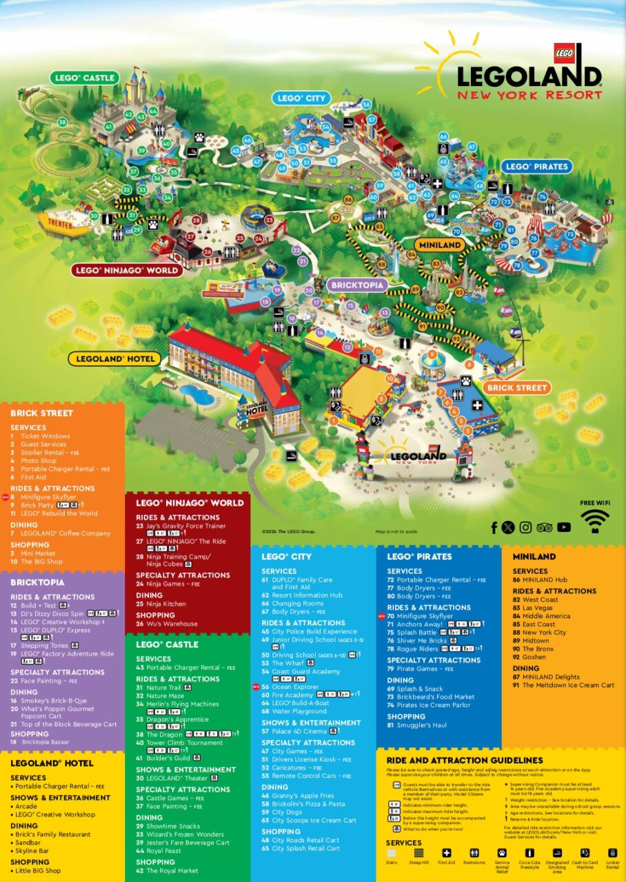 LEGOLAND Florida Map 2026: Free PDF Download Inside 🗺️ 4 LEGOLAND New York Park Map