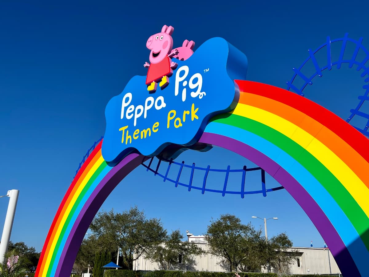 Peppa Pig Theme Park Main Entrance at LEGOLAND Florida