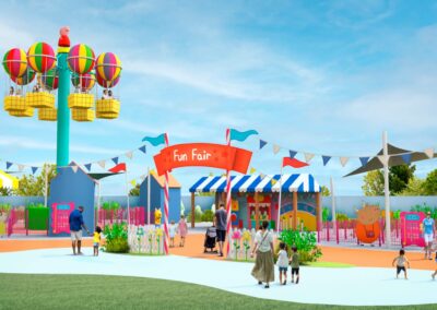 RENDERING Peppa Pig's Balloon Ride + Fun Fair Peppa Pig Theme Park Florida