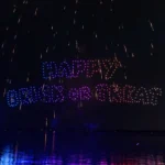 Monster Skytacular drone show at LEGOLAND Florida