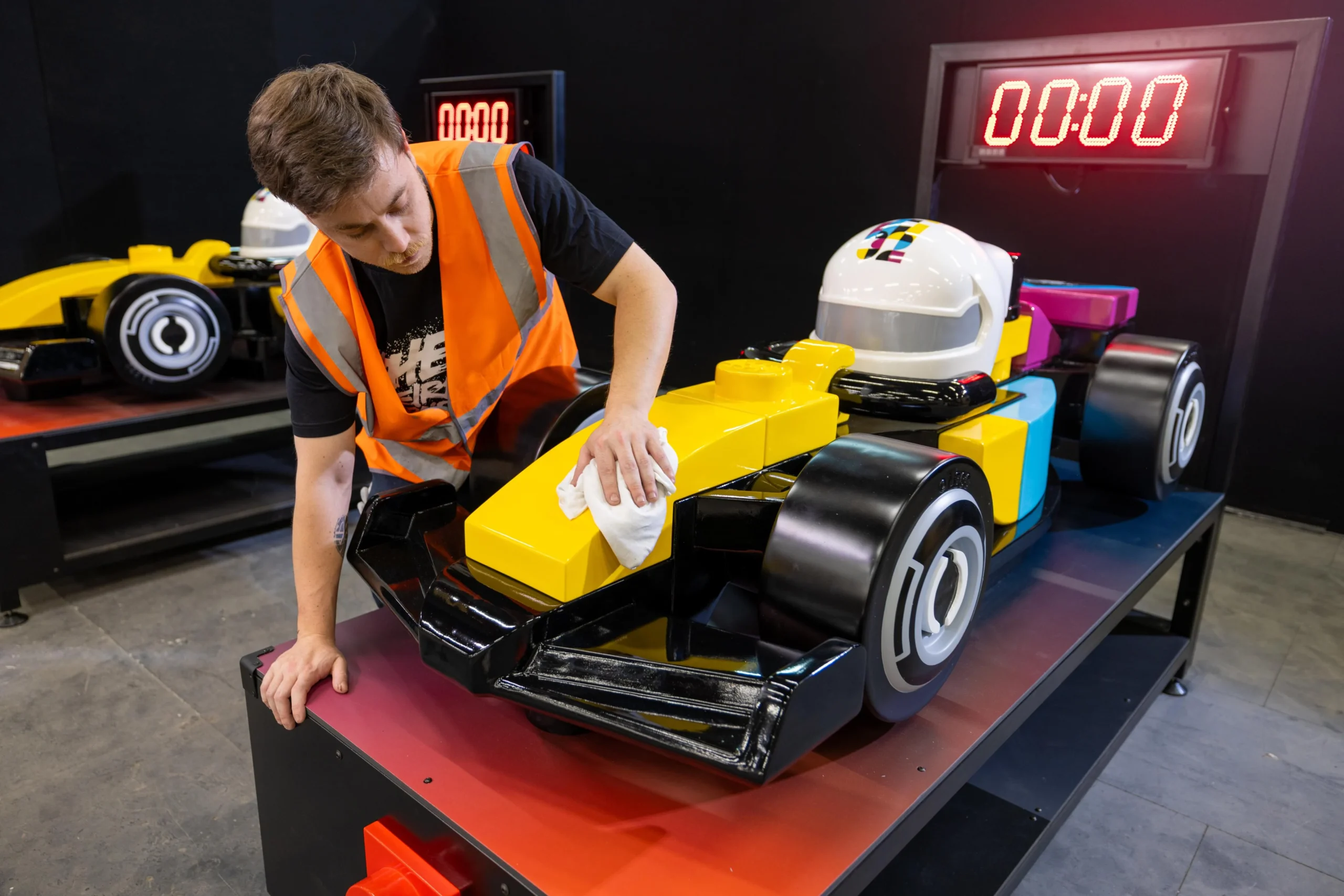 LEGO F1 Joins LEGO Festival 2026 at LEGOLAND Florida 4 Child building a LEGO F1 race car during LEGO Festival