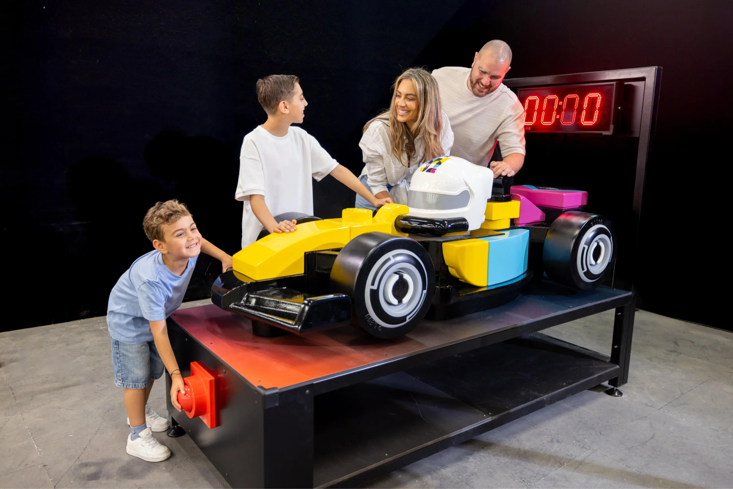 LEGO F1 Joins LEGO Festival 2026 at LEGOLAND Florida 5 LEGO F1 car display for the LEGO Festival Thrill Zone